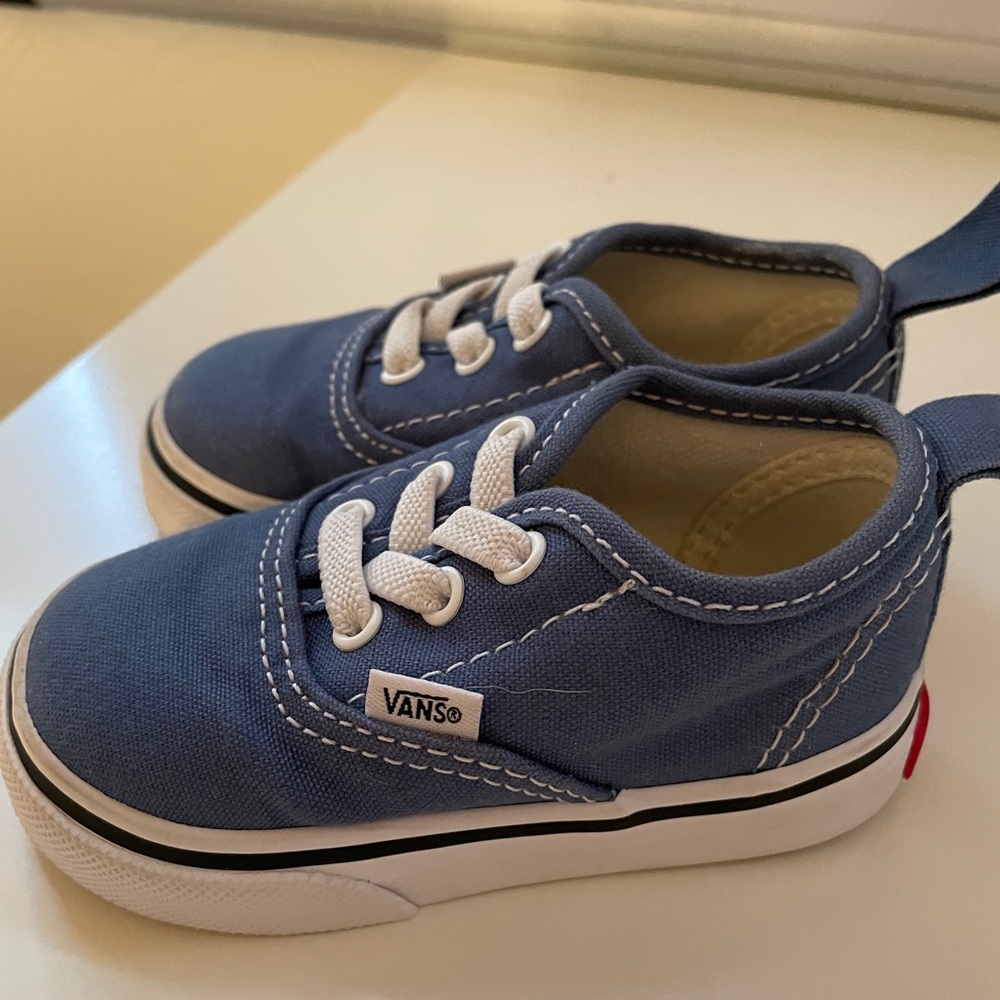 Blue Vans Slip on